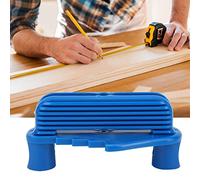 Hiraith Traceur Central, Outil de Travail du Bois Réglable (Bleue) | Plastique de haute qualité, Base magnétique, Rangement pratique, Facile à utiliser, Portable
