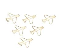 Hiraith Trombones d'avion en Papier doré 13 × 9 × 2 100 Pièces Trombones Portables Antirouille Galvanoplastie Or Mignon Trombone en Métal en Forme d'avion pour Bder Fournitures de Bureau