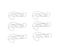 Hiraith Trombones en Forme de Point d'interrogation, Paquet de 100 | Matériau en fer de qualité, adapté au bureau, à la maison, facile à ranger, design unique