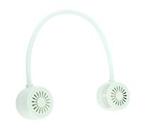 Hiraith Ventilateur de Cou Ventilateur Suspendu USB Portable de Cou Portable Rotation à 360 Degrés Moteur sans Balais Pliable à Double Turbine avec Batterie de