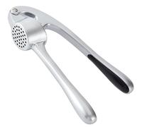 HiramWare Presse-ail, Presse-ail de cuisine premium antirouille avec manche ergonomique, Presse-gingembre avec bonne prise en main, Facile à nettoyer, Passe au lave-vaisselle