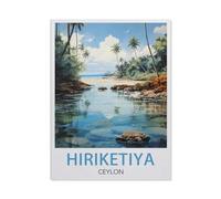 Hiriketiya, Ceylan，for Children 1000 Pieces Papier Puzzle Jigsaws, DIY Casual Puzzles Toys, for Adults and Teenagers Unique Gifts Toys（50x70cm）-U50