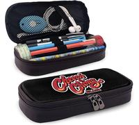 Hirola Cheech & Chong Anime Trousse À Crayons En Cuir Synthétique Étanche Et Durable Avec Fermeture Éclair, Trousse De Maquillage Pour Adolescents, Garçons, Filles, Travail À Domicile, Bureau