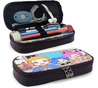 Hirola Cute_Lankybox Trousse À Crayons De Voyage, Trousse À Crayons À Fermeture Éclair De Grande Capacité, Boîte De Rangement De Papeterie, Porte-Stylo Cadeau D'anniversaire, Trousse De Papeterie À Fe