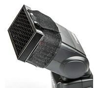 Hirondelle Bleue Diffuseur à Grille nid d’Abeilles Compatible avec Flash Cobra Nikon Canon Yongnuo Sony