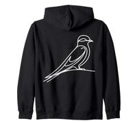Hirondelle Linéaire Observateur d'oiseaux Sweat à Capuche
