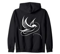 Hirondelle Linéaire Ornithologue Sweat à Capuche