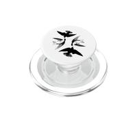 Hirondelles Volantes, Oiseaux, Nature, volière, extérieur PopSockets PopGrip pour MagSafe