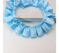 HIROYI 5/10/20 Yards Ruffle Unilatéral Satin Ruban Garniture 25mm (1 ") Couture Robe Artisanat