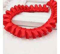 HIROYI 5/10/20 Yards Ruffle Unilatéral Satin Ruban Garniture 25mm (1 ") Couture Robe Artisanat