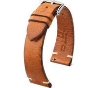 Hirsch Bagnore L bracelet de montre en cuir brun 20 mm 05502070-2-20