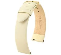 HIRSCH bracelet de montre Toronto M - cuir de veau italien - classique/élégant - femme/homme - Beige - 20 mm