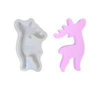 Hirsch Formes Silicone, Reindeer Christmas Chocolate Shapes - Moose Form Gypsum Casting for Kitchen Festive Decor