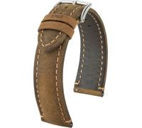 Hirsch Heritage L bracelet de montre en cuir brun 22 mm 05033070-2-22