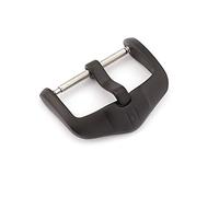 HIRSCH HIRSCH09004.17 - Bracelet pour Montre, Couleur: Noir (PVD) - Mat