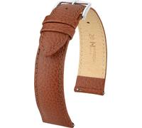 Hirsch Kansas L Bracelet en cuir brun doré 20 mm 01502070-2-20