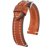 Hirsch Liberty Artisan L brun veau bracelet de montre en cuir 18 mm 10900270-2-18