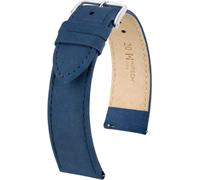 Hirsch Osiris nubuck bleu bracelet de montre 20/18 mm 03433180-2-20