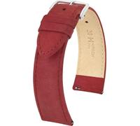 Hirsch Osiris nubuck rouge bracelet de montre 20/18 mm 03433061-2-20