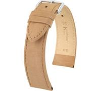 Hirsch Osiris Nubuk Beige Bracelet de montre en cuir de veau 16 mm 03433190-2-16