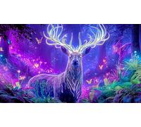 Hirsch Puzzle 1000 pièces Educa Jouet en Bois Divertissement créatif De l'art Décoration Jeu éduKatzeif Challenge Toy pour Adultes et Enfants à partir de 12 Ans 38x26cm/1000pcs