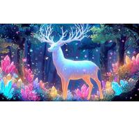 Hirsch Puzzle 1000 pièces Educa Jouet en Bois Jeu D'Intelligence Décoration Intérieure Jeu éduKatzeif Challenge Toy pour Adultes & Enfants des 14 Ans 38x52cm/1000pcs