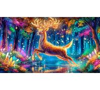 Hirsch Puzzle 1000 pièces Educa Jouet en Bois Jeu D'Intelligence Décoration Intérieure Jeu éduKatzeif Challenge Toy pour Adultes et Enfants à partir de 14 Ans 75x50cm/1000pcs