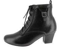 Hirschkogel Femme Damen Trachten Stiefelette Bottes Traditionnelles, Noir, 40 EU
