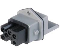 Hirschmann 931 694-106-1 Connecteur d'alimentation STAKEI embase femelle, verticale Nombre total de pôles: 5 + PE 16 A gris