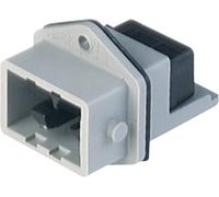 Hirschmann 931 697-106-1 Connecteur d'alimentation STASEI embase mâle verticale Nombre total de pôles: 5 + PE 6 A gris 1 pc(s)