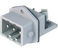 Hirschmann 932 145-106-1 Connecteur d'alimentation STASEI embase mâle verticale Nombre total de pôles: 3 + PE 16 A gris 1 pc(s)