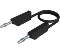 Hirschmann Test & Measurement CO MLN SIL 200/1 Cordon de mesure Banane mâle 4 mm Banane mâle 4 mm 2.00 m noir 1 pc(s)