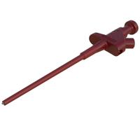 Hirschmann Test & Measurement KLEPS 30 rt Pince crocodile fine enfichable 4 mm Ohne Messkategorie rouge