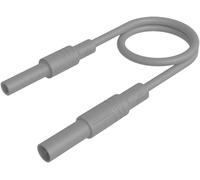 Hirschmann Test & Measurement MAL S GG-B 100/2,5 gr Cordon de mesure de sécurité fiche de sécurité 4 mm prise de sécurité 4 mm 100 cm gris 1 pc(s)