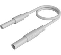 Hirschmann Test & Measurement MAL S GG-B 100/2,5 ws Cordon de mesure de sécurité fiche de sécurité 4 mm prise de sécurité 4 mm 100 cm blanc 1 pc(s)