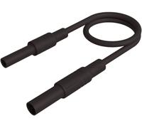 Hirschmann Test & Measurement MAL S GG-B 200/2,5 sw Cordon de mesure de sécurité fiche de sécurité 4 mm prise de sécurité 4 mm 200 cm noir 1 pc(s)