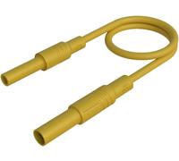 Hirschmann Test & Measurement MAL S GG-B 25/2,5 ge Cordon de mesure de sécurité fiche de sécurité 4 mm prise de sécurité 4 mm 25 cm jaune 1 pc(s)