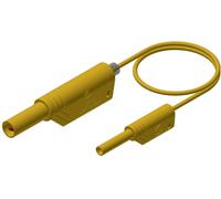 Hirschmann Test & Measurement MAL S WS 2-4 100/1 Cordon de mesure de sécurité Banane mâle 4 mm Banane mâle 2 mm 1.00 m jaune