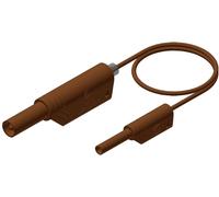 Hirschmann Test & Measurement MAL S WS 2-4 100/1 Cordon de mesure de sécurité Banane mâle 4 mm Banane mâle 2 mm 1.00 m marron