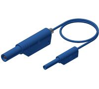 Hirschmann Test & Measurement MAL S WS 2-4 100/1 Cordon de mesure de sécurité Banane mâle 4 mm Banane mâle 2 mm 1.00 m bleu