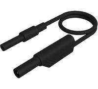Hirschmann Test & Measurement MAL S WS-B 200/2,5 sw Cordon de mesure de sécurité prise de sécurité 4 mm prise de sécurité 4 mm, empilable 200 cm noir 1 pc(s)