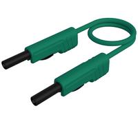 SKS Hirschmann MLB 100/1 V gn Cordon de mesure Banane mâle 4 mm Banane mâle 4 mm 1.00 m vert 1 pc(s)