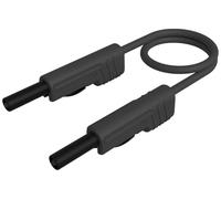 Hirschmann Test & Measurement MLB 100/1 V sw Cordon de mesure Banane mâle 4 mm Banane mâle 4 mm 1.00 m noir 1 pc(s)