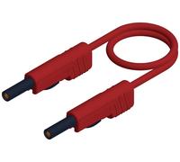 SKS Hirschmann MLB 50/1 V rt Cordon de mesure Banane mâle 4 mm Banane mâle 4 mm 0.50 m rouge 1 pc(s)