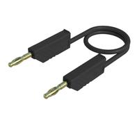 Hirschmann Test & Measurement MLN 200/2,5 SW Cordon de mesure Banane mâle 4 mm Banane mâle 4 mm 2.00 m noir 1 pc(s)