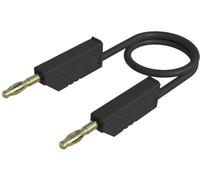Hirschmann Test & Measurement MLN 200/2,5 SW Cordon de mesure Banane mâle 4 mm Banane mâle 4 mm 2.00 m noir 1 pc(s)