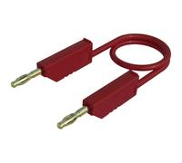 Hirschmann Test & Measurement MLN 25/2,5 RT Cordon de mesure Banane mâle 4 mm Banane mâle 4 mm 25.00 cm rouge 1 pc(s)