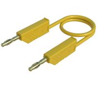 SKS Hirschmann MLN 50/2,5 GE Cordon de mesure Banane mâle 4 mm Banane mâle 4 mm 0.50 m jaune 1 pc(s)