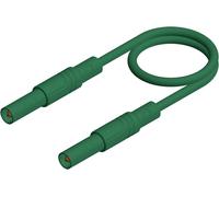 Hirschmann Test & Measurement MLS SIL GG 100/1 Cordon de mesure de sécurité Banane mâle 4 mm Banane mâle 4 mm 1.00 m vert 1 pc(s)