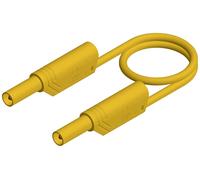 Hirschmann Test & Measurement MLS SIL WS 100/1 Cordon de mesure de sécurité Banane mâle 4 mm Banane mâle 4 mm 1.00 m jaune 1 pc(s)